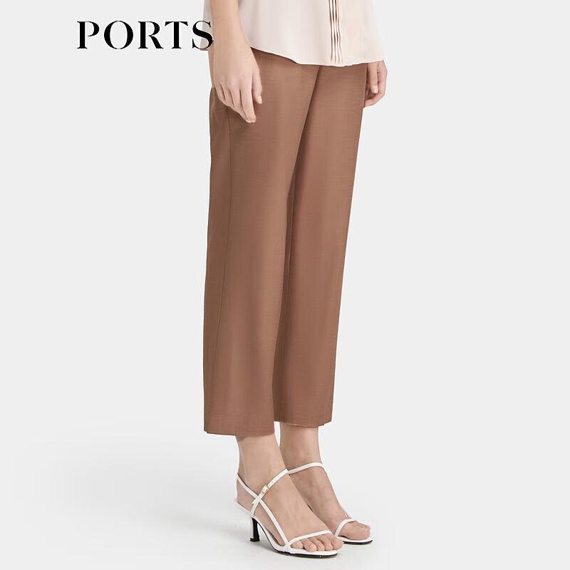 PORTS Women's Lightweight Ankle-Length Straight-Leg Pants