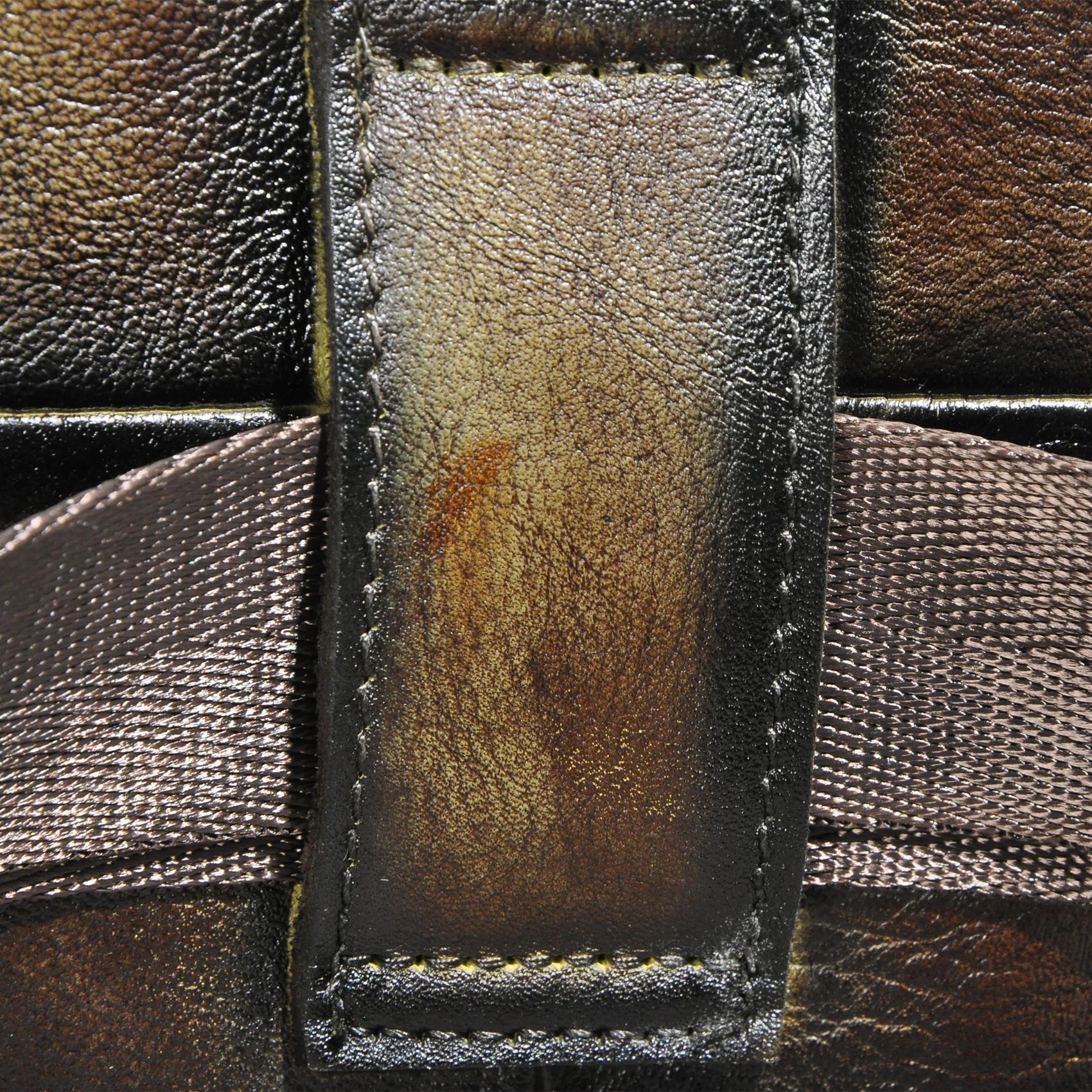 Мужская повседневная сумка через плечо из натуральной кожи — фото 6