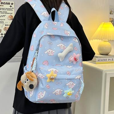 A Fashionable, Casual and Simple Backpack for Women, A Korean-style Travel Backpack, and A Large-capacity Student Schoolbag