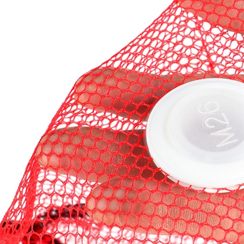 Fishing Baits Trap Foldable Fish Basket for Shrimp Heavy Duty Braided Fishing Net with Storage Bag Basket Baits Cage