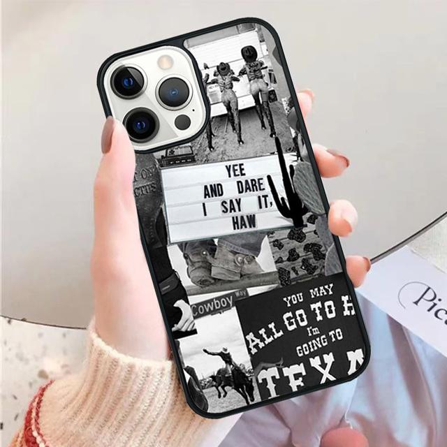 Western Cowgirl Cowboy Boho Aesthetic Phone Case Cover For iPhone 17 Air 15 16 14 Plus 11 12 13 Pro Max Apple max
