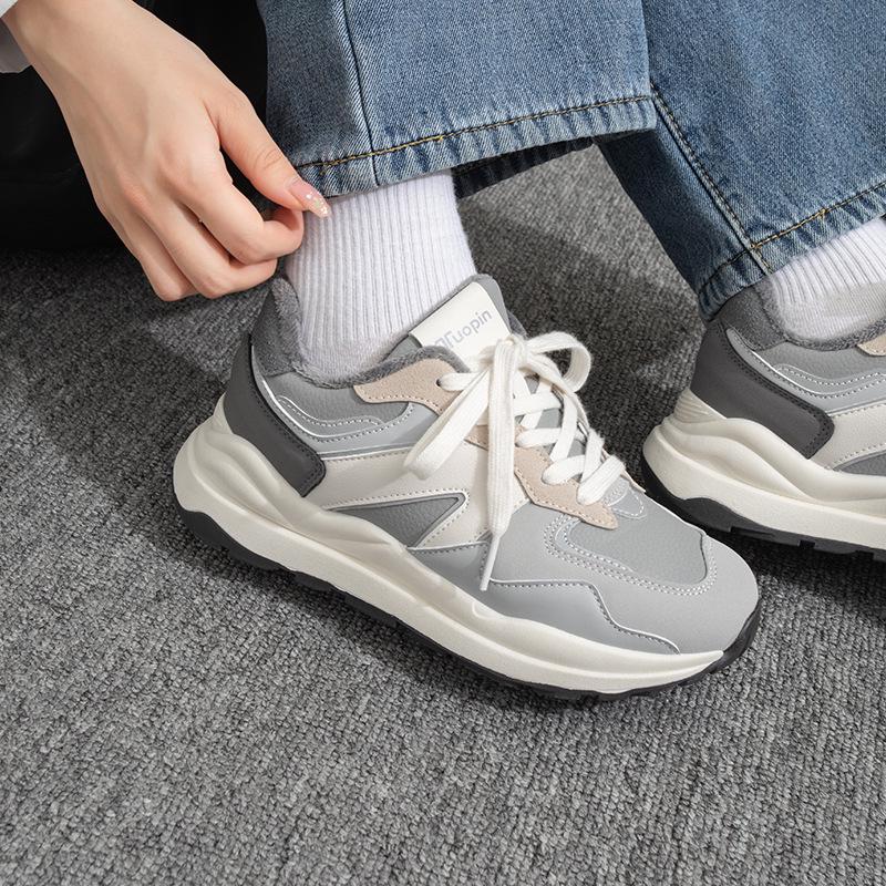 TP007-1L Ladies' Plus Velvet Warm Running Shoes - Autumn/Winter Style