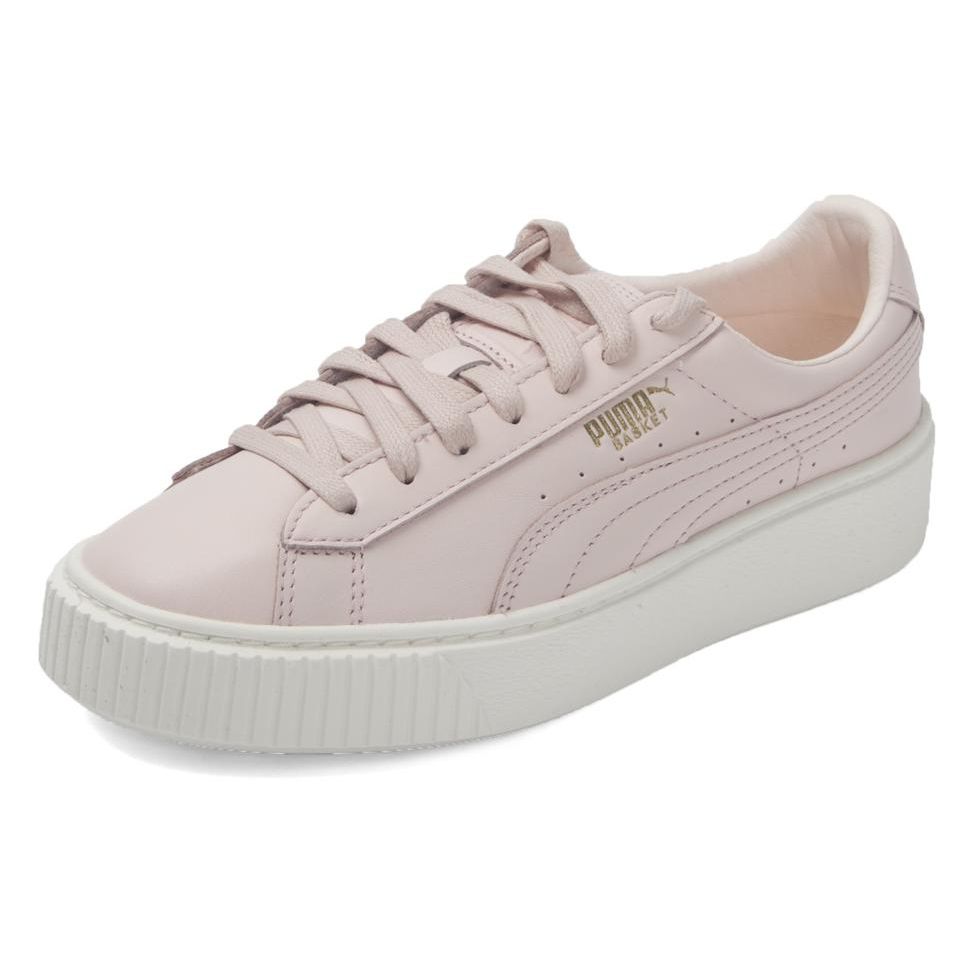 Puma Comfortable Versatile Durable Breathable Low-Top Skate Shoes Unisex Sneaker Pink White 365821-02