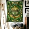 St. Patrick's Day Wandteppich Ästhetischer Wandbehang Bedruckter Stoffdecke Dekorative Wandteppiche für Schlafzimmer Wohnzimmer Heimdekoration