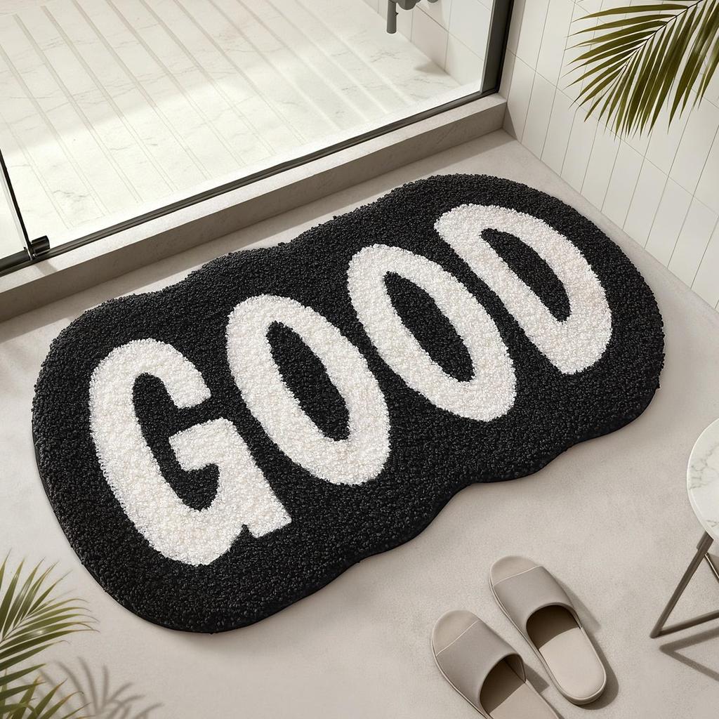 VIKAMA Cute Wool-Like Carpet Anti-Slip Water-Resistant Bathroom Floor Mat Soft Children's Bedroom Carpet Home Decoration