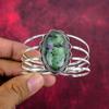 Ruby Zoisite Bangle Gemstone Jewelry, 925 Solid Sterling Silver Handmade Bangle, Latest Design Cuff Jewelry