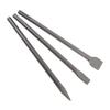 3 Piece Chisel Set Point Flat Scaling Chisel Rotating Hammer Drill Attachments for Concrete Stone