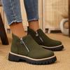 Plus Size Casual Ankle Boots for Women Fall/Winter 2025 High-Top Casual Fashion Ankle Boots for Women