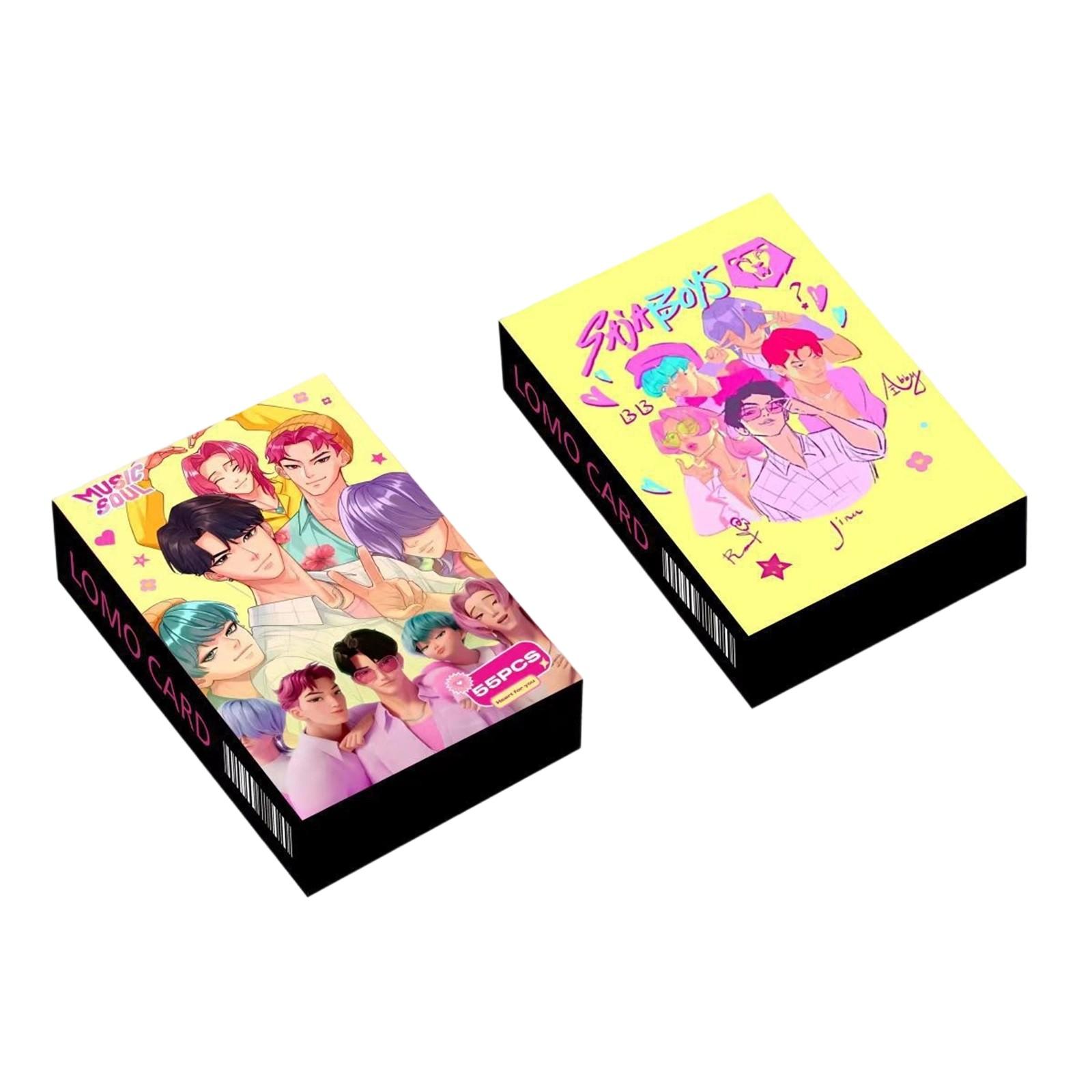 

55 карточек LOMO K-POP мужской группы Gaza Коллекционные карточки LOMO One Size