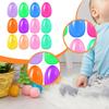 12 Stück Befüllbare Ostereier Korbfüller 6cm Spielzeug Partygeschenke zum Befüllen mit Süßigkeiten Gruppe