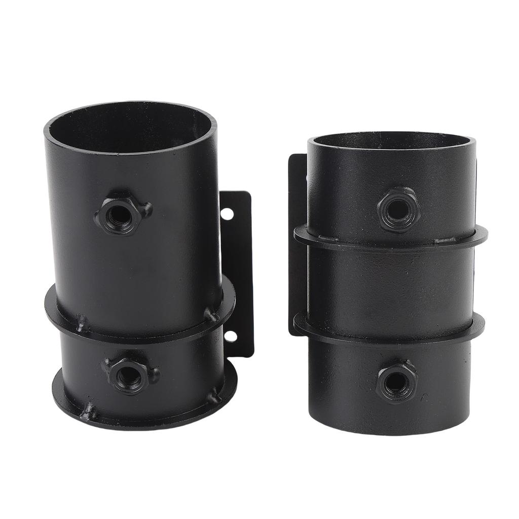 Terrassenschirmhalterung Schwerlast Kohlenstoffstahl Verstellbar Erhöht Stabilität für Decksgeländer Balkon Hof