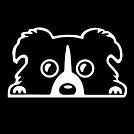 

Светоотражающий водонепроницаемый милый узор автомобиля щенок багажник автомобиля авто декор наклейка наклейка белый