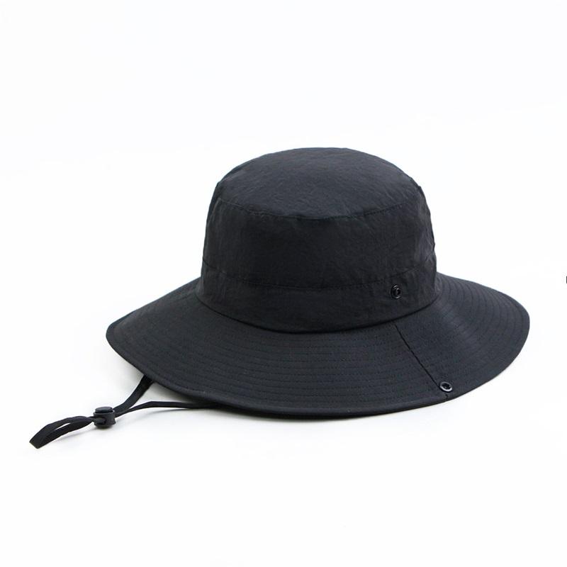 Mountaineering Hat Camping Hat Spring And Summer Waterproof Fisherman Hat Female Sunscreen Outdoor Western Denim Nylon Quick Drying Hat