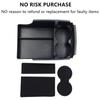 for Tesla Model X S Car Center Console Armrest Storage Box Tray Organizer Anti-Slip Mats Storage Tidying Car Storage Box