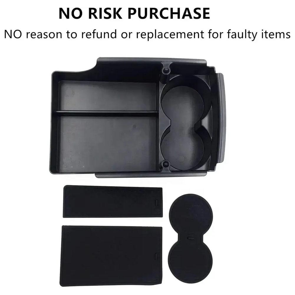 for Tesla Model X S Car Center Console Armrest Storage Box Tray Organizer Anti-Slip Mats Storage Tidying Car Storage Box