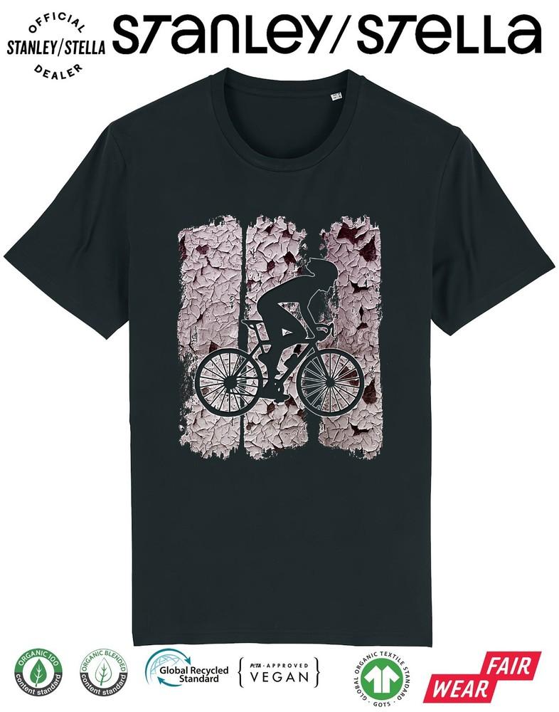 

Мужская велосипедная футболка - Эффект живописи Райдер - Велосипедист Велосипедная одежда Велосипедная экипировка L