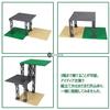 INIBUD Classic Compatible 16x16mm Baseplate with Set of 3 Boards and 8 Posts Blocks, Double-Sided, Posts,