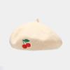 Women's Winter Casual Embroidered Checked Beret Trendy Fashion Artist Hat