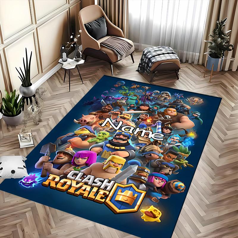 Custom Personalization Clash Royale Area Rug - Perfect For Kitchen, Bathroom,Laundry Room Decor Large Size Available,Gift All Seasons