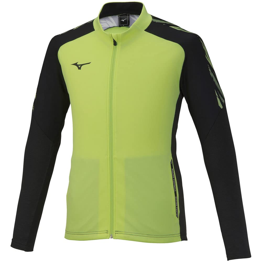 Mizuno Soccer Wear Soft Knit Jacket P2MC2035 Neolime L