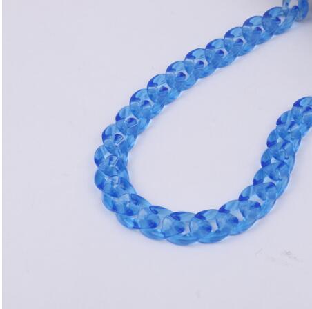 Cadena de Gafas Acrílica Mate de Moda para Mujer Cordón Soporte Cadena para Gafas de Lectura Cadena para Colgar Gafas en el Cuello Correa Cuerda