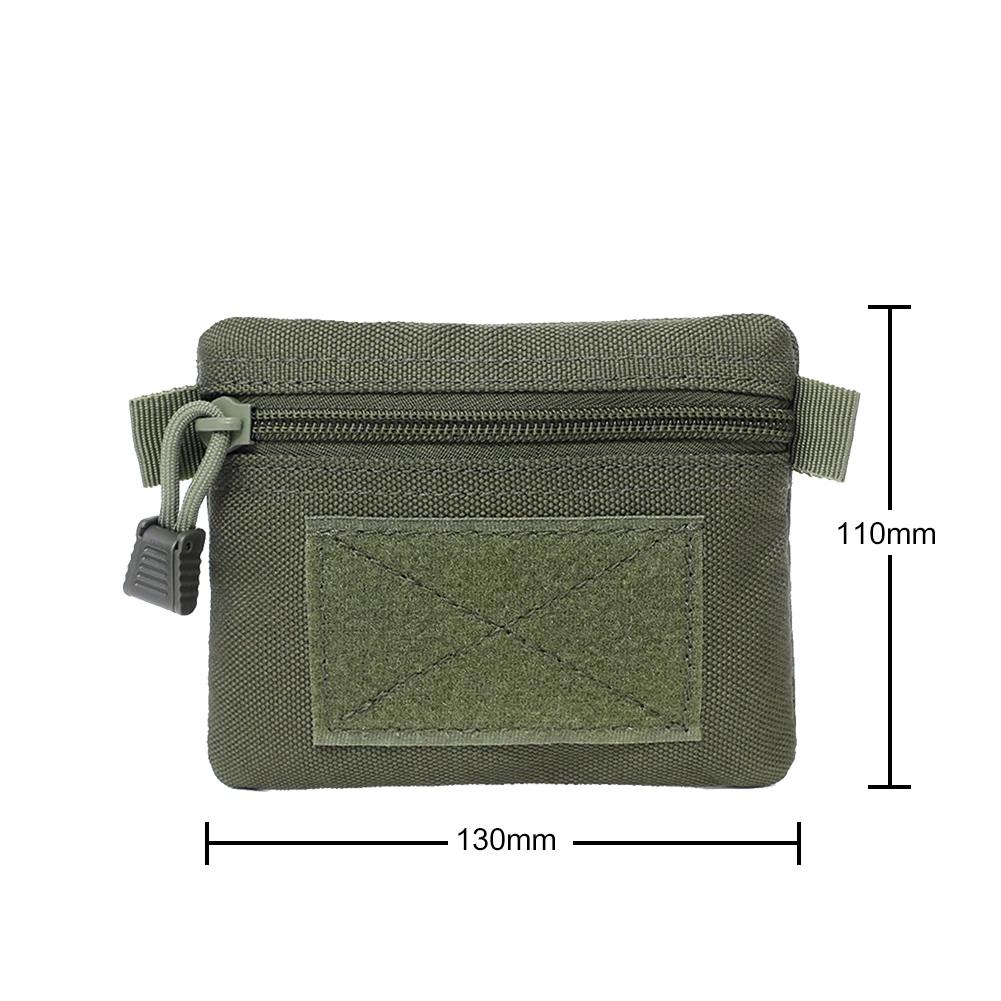 Outdoor Camping Wallet Waterproof Portable Travel Zipper Waist Pouch for Camping Hiking Hunting Pouch