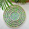 1PC Handwoven Bamboo Fruit Basket Bamboo Household Bamboo Sieve Tray Bamboo Strainer Ethnic Traditional