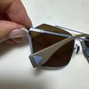 Used Unused item FENDI sunglasses Azure blue with case