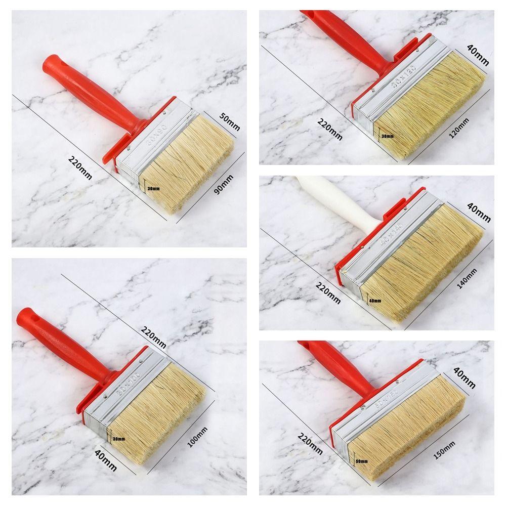 Plastic Handle Paint Brush Rivet Reinforcement Wall Brushing Tools  Ash Removal