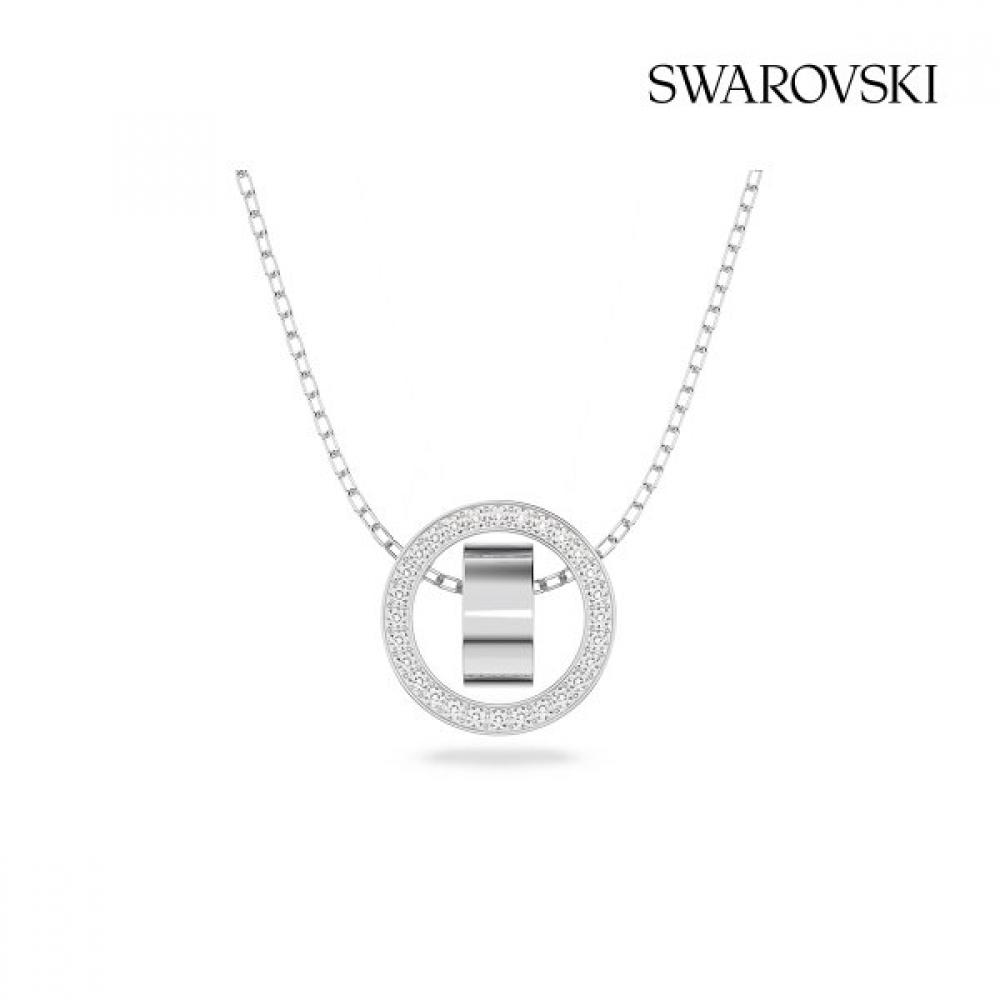 Swarovski Hollow Rhodium Necklace 5636501