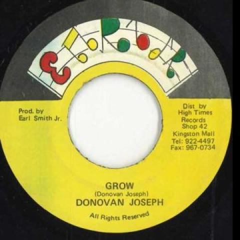

7inch Record DONOVAN JOSEPH Grow none Earl Jr 1994 Jamaica Reggae Ska Dub