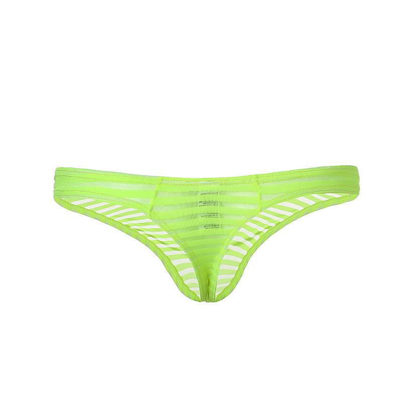Perizoma a Righe in Rete Basso da Uomo - Intimo Estivo Trendy per Giovani