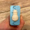 Polymer Clay Bead Roller Round Shape Bead Roller 3D Printed Snowman Christmas Tree Clay Bead Maker Tool for DIY Jewelry Making Polymer Clay Crafting