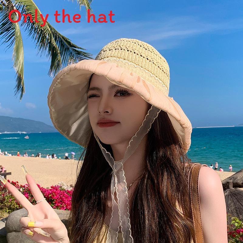 Fashionable Wide Brim Fisherman Cap With Breathable Material For Summer Sunshade