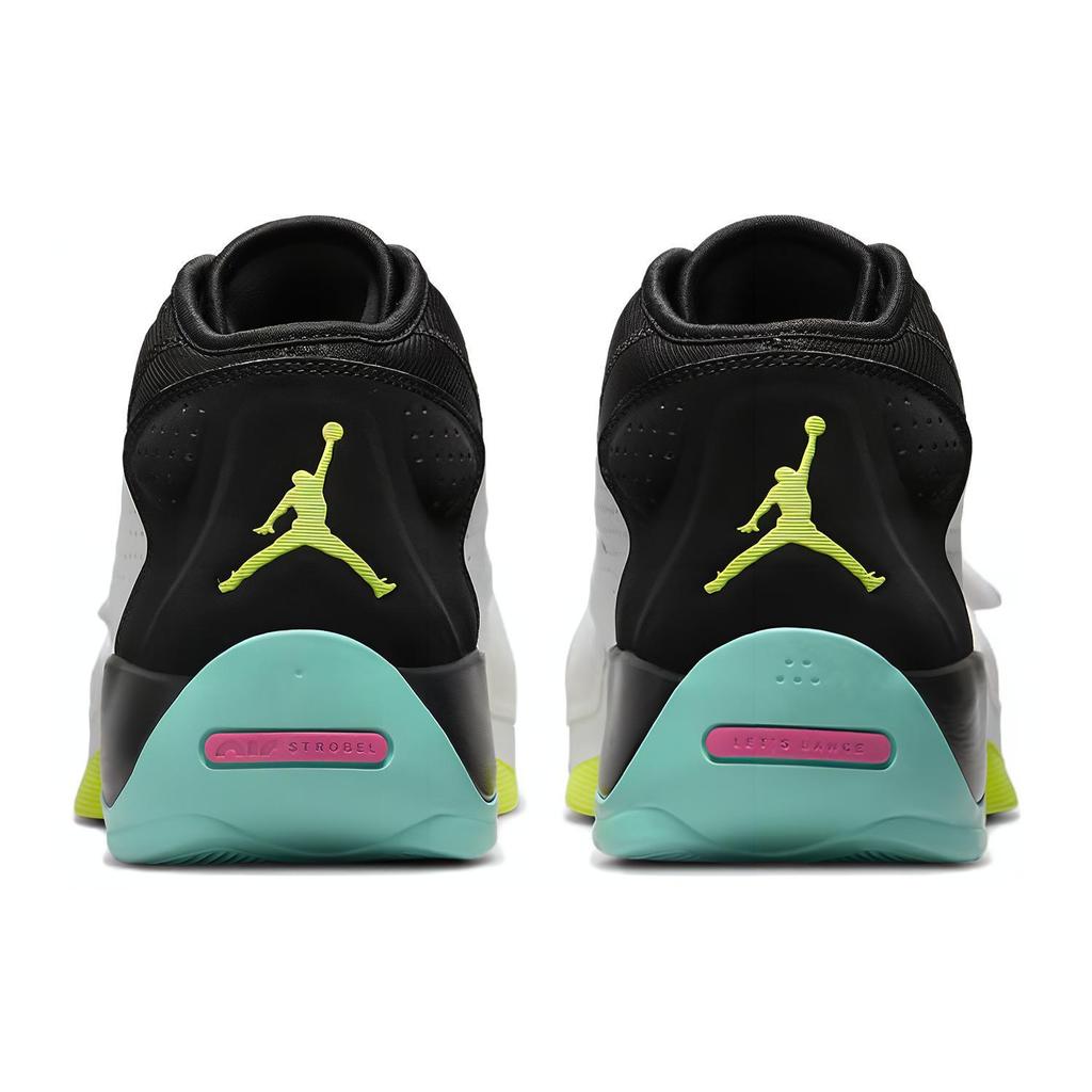 New Jordan Zion 2 Cushioning, Slip Resistant, And Abrasion Resistant Low Top Basketball Shoes Men's White Black DO9161-107