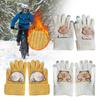 Cold Protection Gloves Warm Knit Mittens Cute Driving Glove  Autumn Winter
