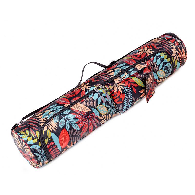 Oxford Cloth Yoga Mat Bag with Mesh Design - Gym and Storage Backpack