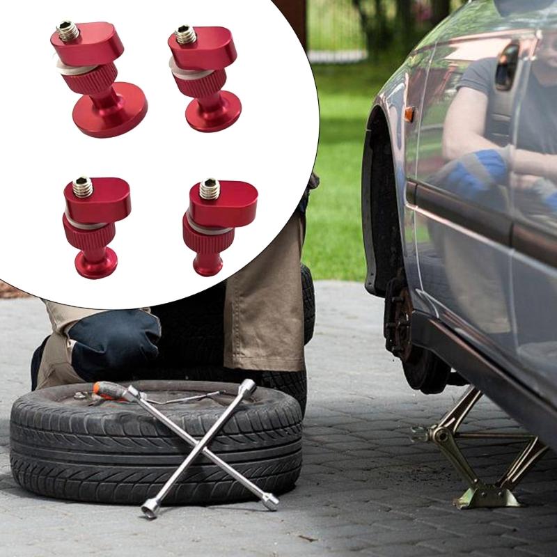 Paint Dent Fix Tool 4Pcs Glues Pulling Tabs Auto Body Paint Dent Repair Tool Dent Remover Hails Damage Fix
