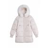 Mantel für Damen Fleece Verdickt Plüsch Herbst Winter Locker Groß Pelzkragen Windbreaker Wasserdicht Lässig Daunenjacke