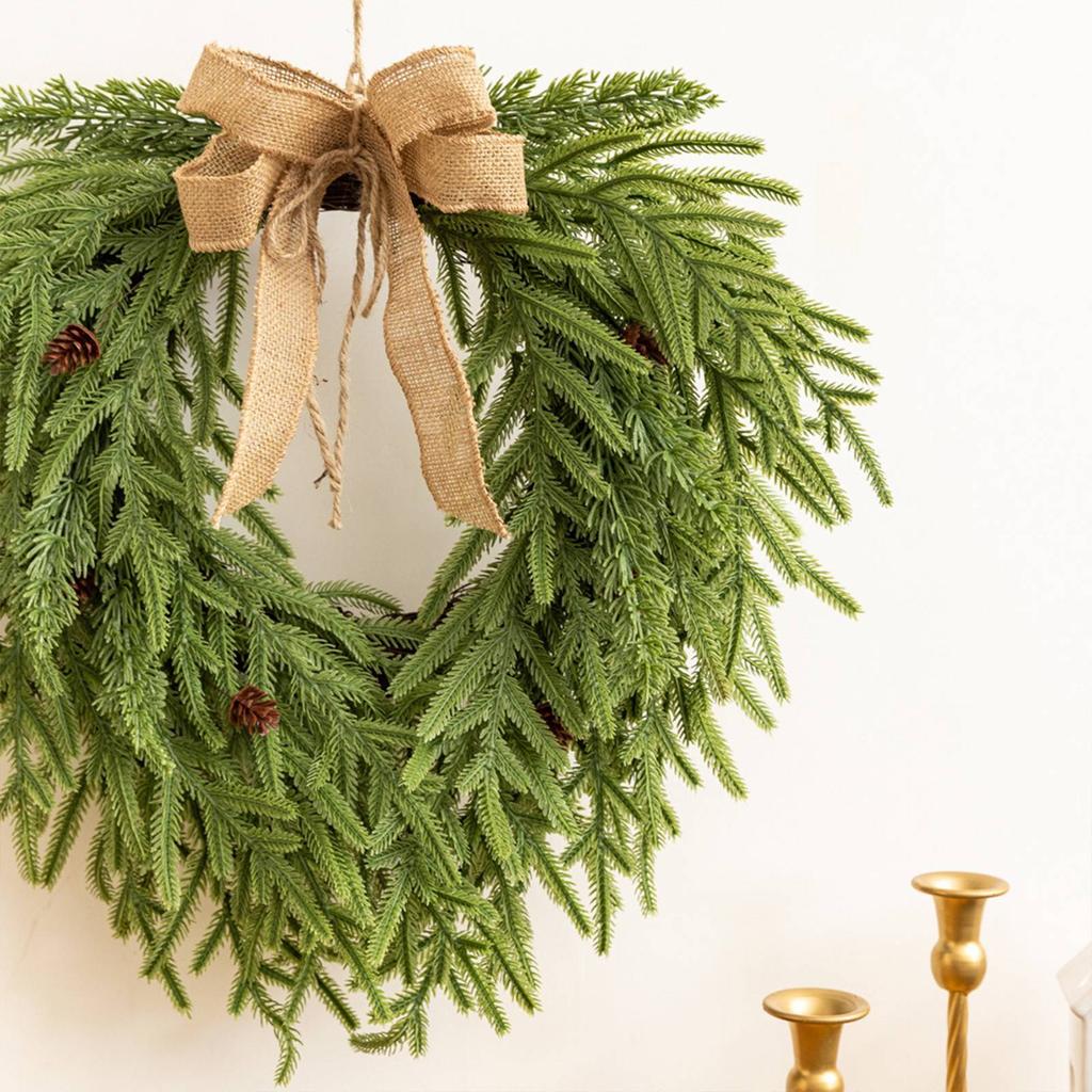 Christmas Wreath, Winter Wreath Garland, Wall Hanging Artificial Wreath, Front Door Wreath Xmas Wreath For Indoor Outdoor