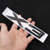3D ABS Logo For BMW X3 F25 E83 G01 G45 X3 Emblem Letters Badge Car Rear Trunk Sticker Xdrive 20d 30d 20i 28i 30i 35i Accessories VL4