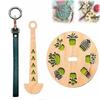 Lightweight Portable Yarn Holder Wooden Anti-Tangle Yarn Holder Spinning Stand  For Crochet
