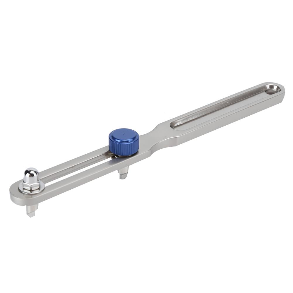 TwoFeet Watch Back Case Opener Steel Watch Case Opener Lengthened Type (Rectangular Head)