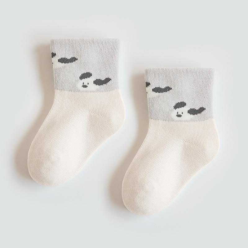 

Хлопковые носки для новорожденных на весну и осень, тонкие, для младенцев 0-12 месяцев, до середины икры, свободного кроя, бесшовный дизайн M (1-3 years, 9-11 cm foot length)