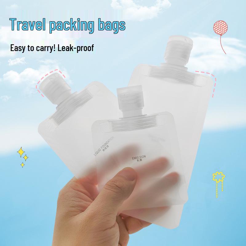 Travel Refill Bags for Lotion, Skincare, Shampoo, and Gel - Portable and Disposable