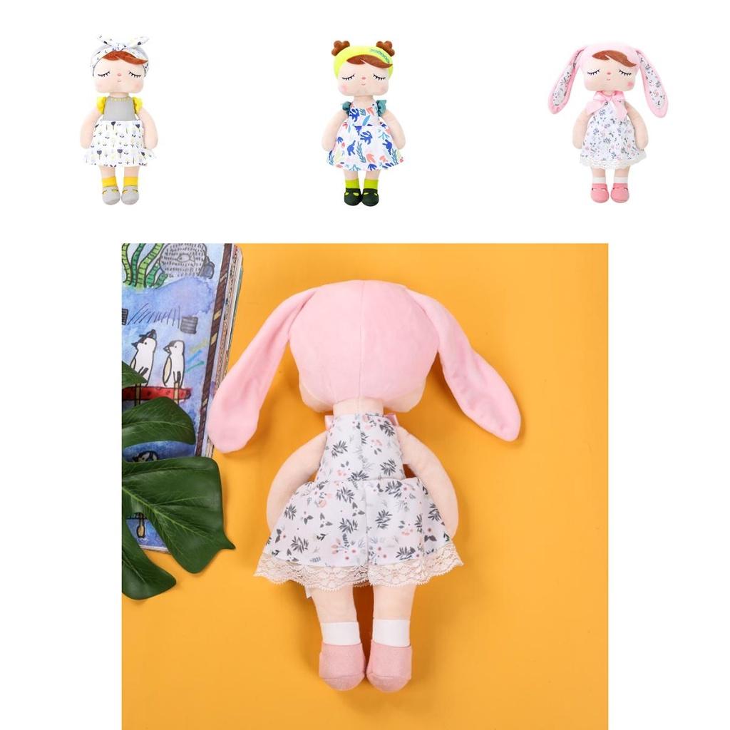 Metoo Stuffed Doll Princess Angela Bunny Plush Soft Rabbit Fashion