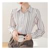 Navava Men S Clean Office Stripe Long Sleeve Shirt Nb2342