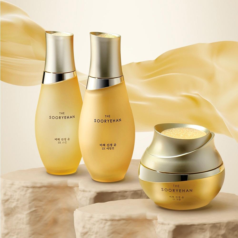 Sooryehan Bichup Jinsaeng Yoon Emulsion 2X 130ml + 100ml (230ml / 7.77 Fl. Oz)