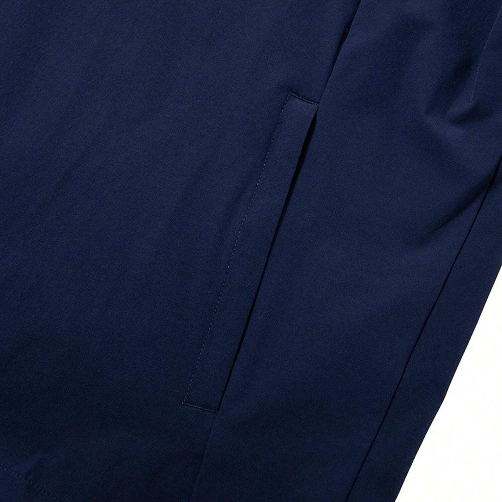 Under Armour Windproof Training Zip-Up Hoodie And Comfortable Breathable Straight Leg Pants Casual Sports Set Men Sets Blue 22500408-408+22500706-408