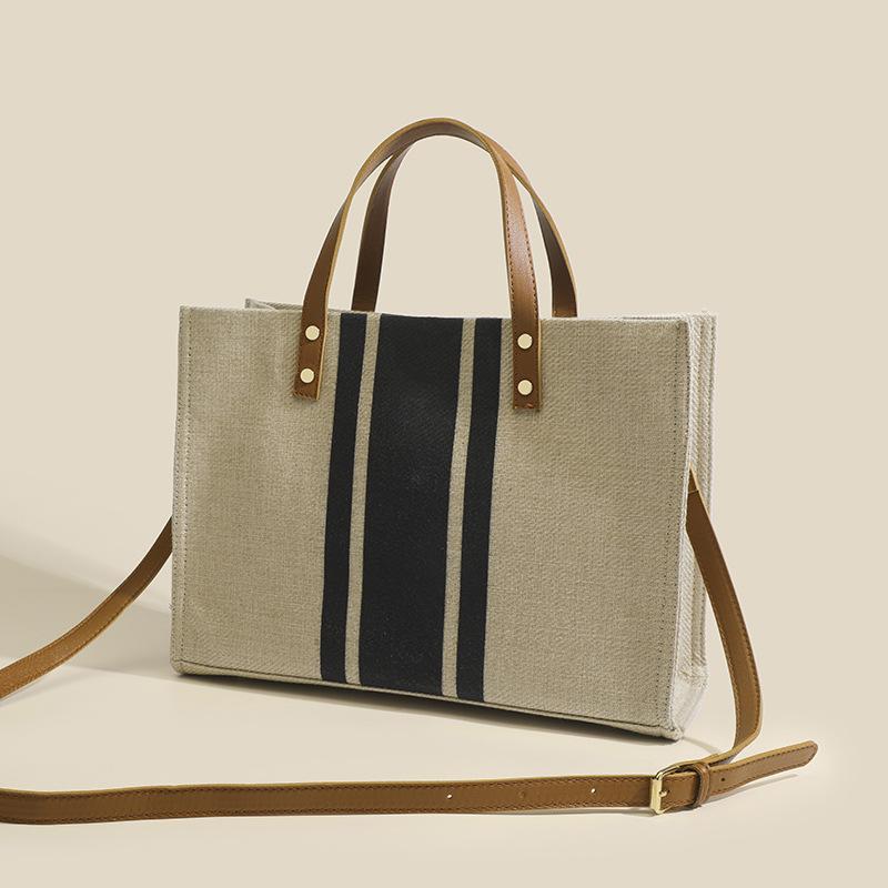 Autumn Fashion Commuter Tote Bag Niche Cross Briefcase Ins Canvas Tote Bag